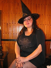Happy Halloween with Busty Witch