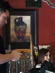 Behind the scenes with gorgeous busty brunette, Evelin Rain! Getting pretty, striping off her bikini, posing nude with that gorgeous body and masturbating.