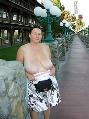 Come and touch tits to each of these busty mature flashers